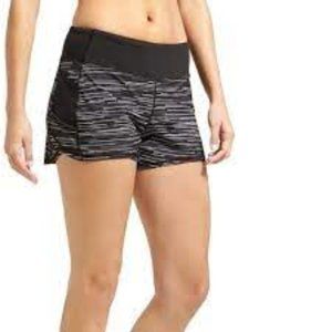 Athleta Ready Set Short Black XS Striped